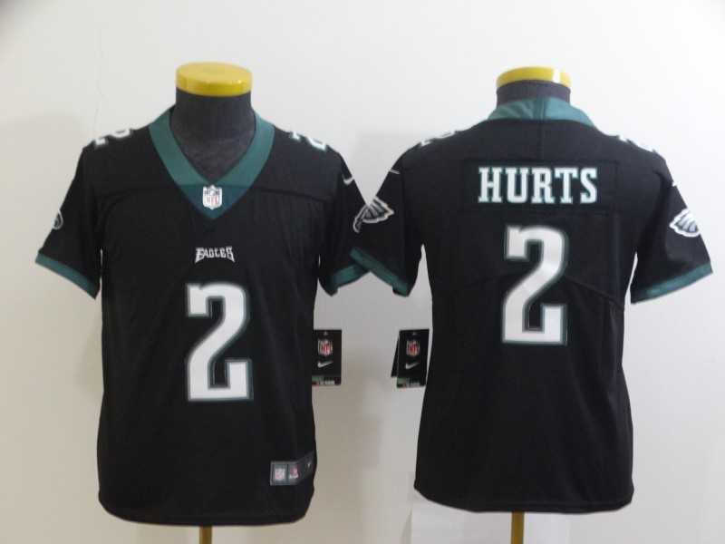 Youth Nike Eagles 2 Jalen Hurts Black Vapor Untouchable Limited Jersey,We sell and wholesale Youth Nike Eagles 2 Jalen Hurts Black Vapor Untouchable Limited Jersey on line form chian!